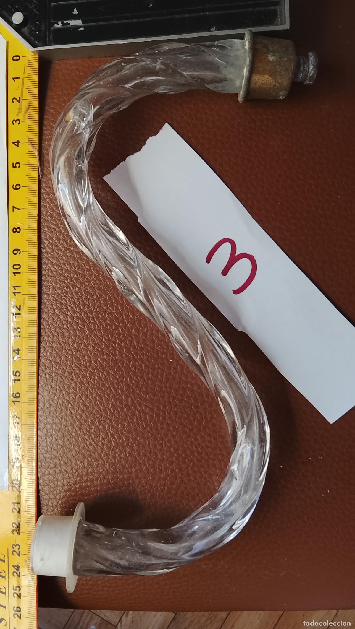 Antig&uuml;edades: Repuesto Lampara. Brazo de Lampara de Ara&ntilde;a. Cristal. el de la foto ver mas modelos mismo titulo