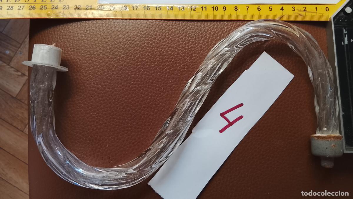 Antig&uuml;edades: Repuesto Lampara. Brazo de Lampara de Ara&ntilde;a. Cristal. el de la foto ver mas modelos mismo titulo