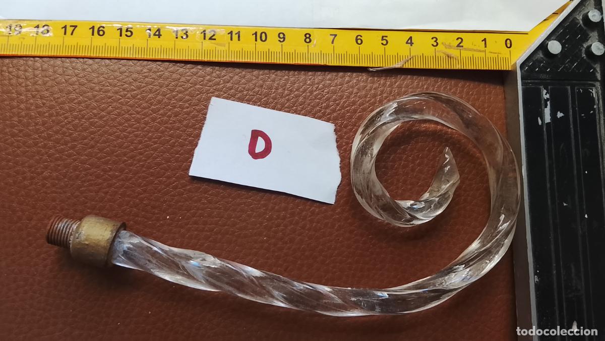 Antig&uuml;edades: Repuesto Lampara. Brazo de Lampara de Ara&ntilde;a. Cristal. el de la foto ver mas modelos mismo titulo