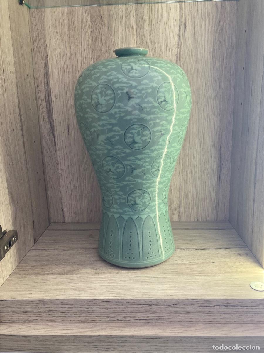 Antig&uuml;edades: Jarr&oacute;n Coreano Verde Celad&oacute;n