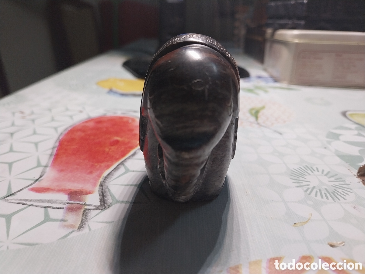 Antig&uuml;edades: Figura tallada de un elefante - Foto 2