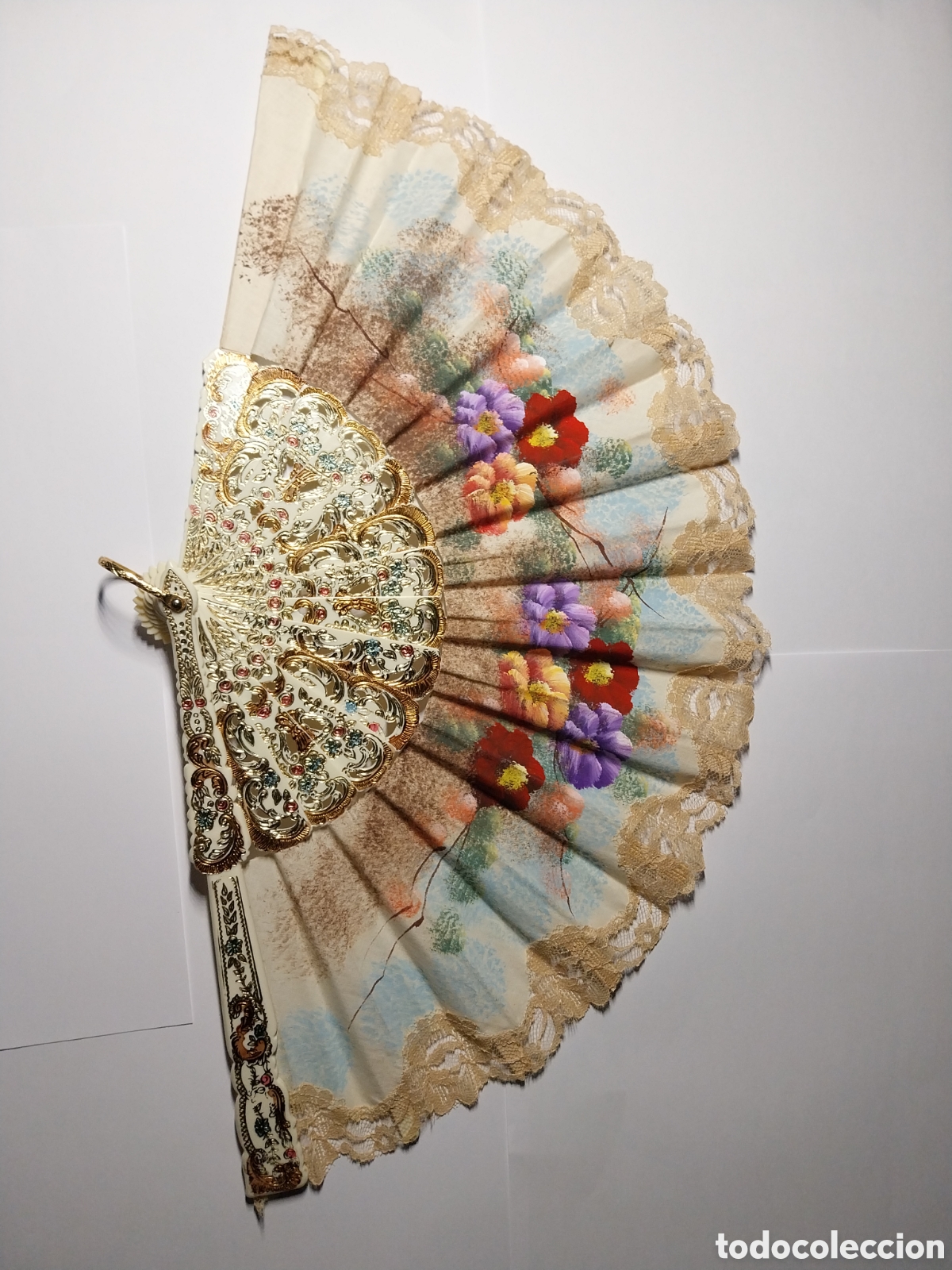 Antig&uuml;edades: Elegante abanico decorativo