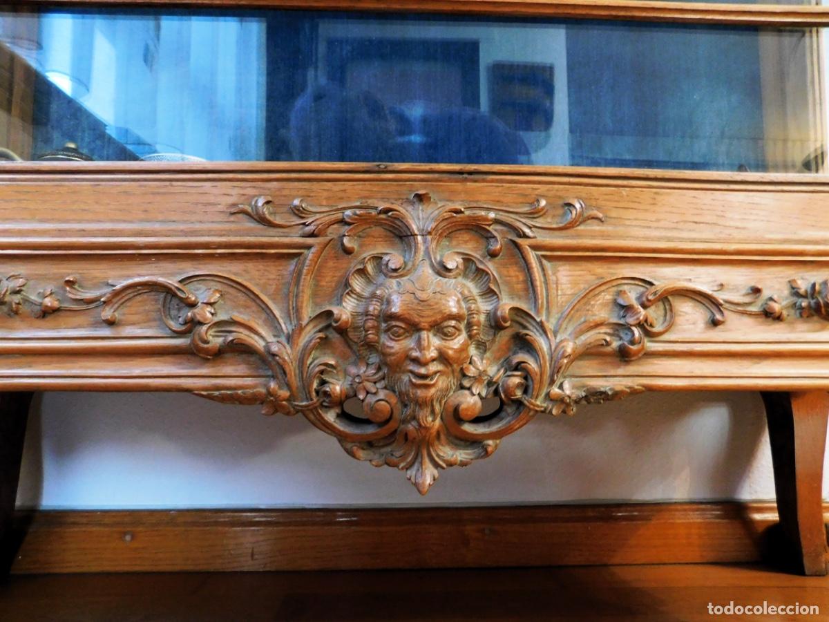 Antig&uuml;edades: Vitrina Expositora estilo rococ&oacute; Luis XV - Foto 3