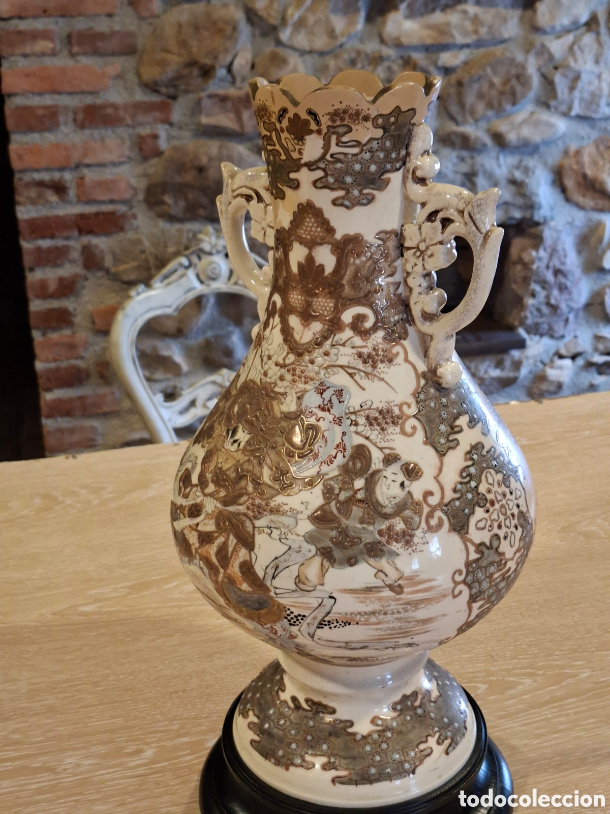 Antig&uuml;edades: Jarr&oacute;n de Satsuma del S.XVIII. - Foto 2