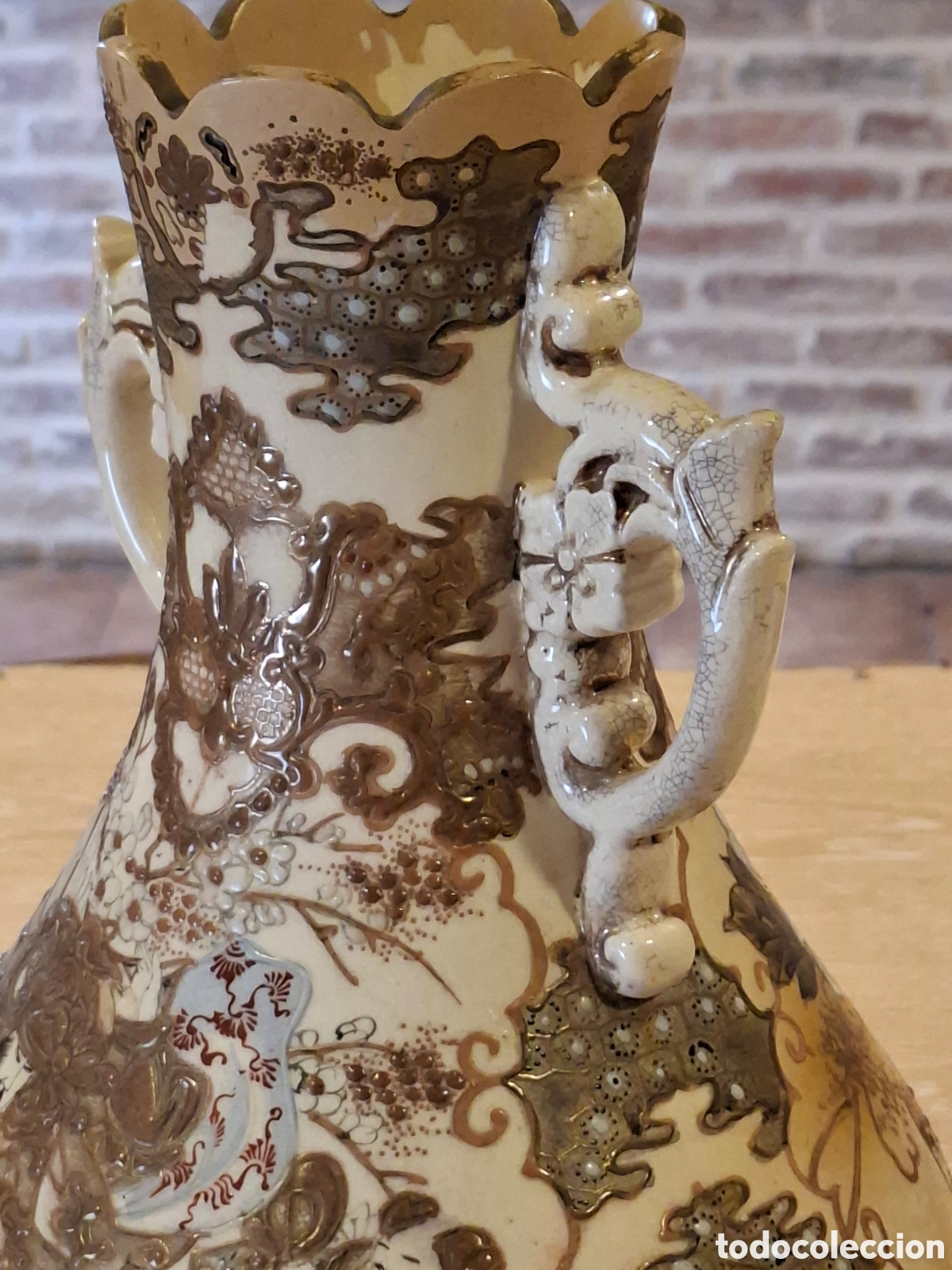 Antig&uuml;edades: Jarr&oacute;n de Satsuma del S.XVIII. - Foto 13