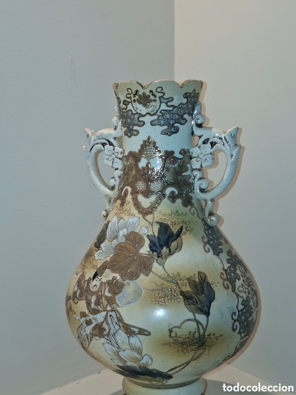 Antig&uuml;edades: Jarr&oacute;n de Satsuma del S.XVIII. - Foto 15