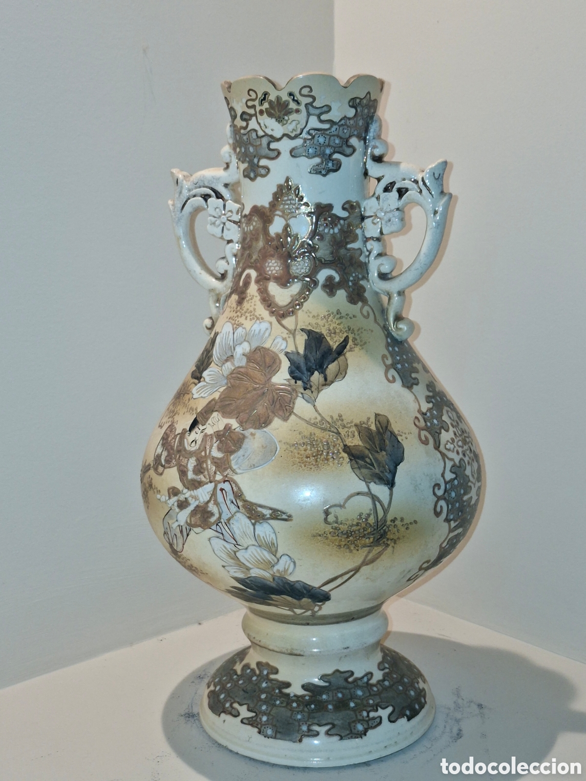 Antig&uuml;edades: Jarr&oacute;n de Satsuma del S.XVIII. - Foto 16