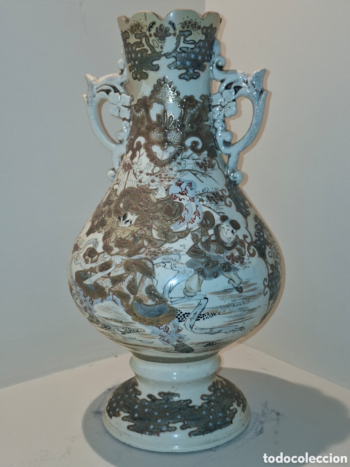 Antig&uuml;edades: Jarr&oacute;n de Satsuma del S.XVIII. - Foto 17