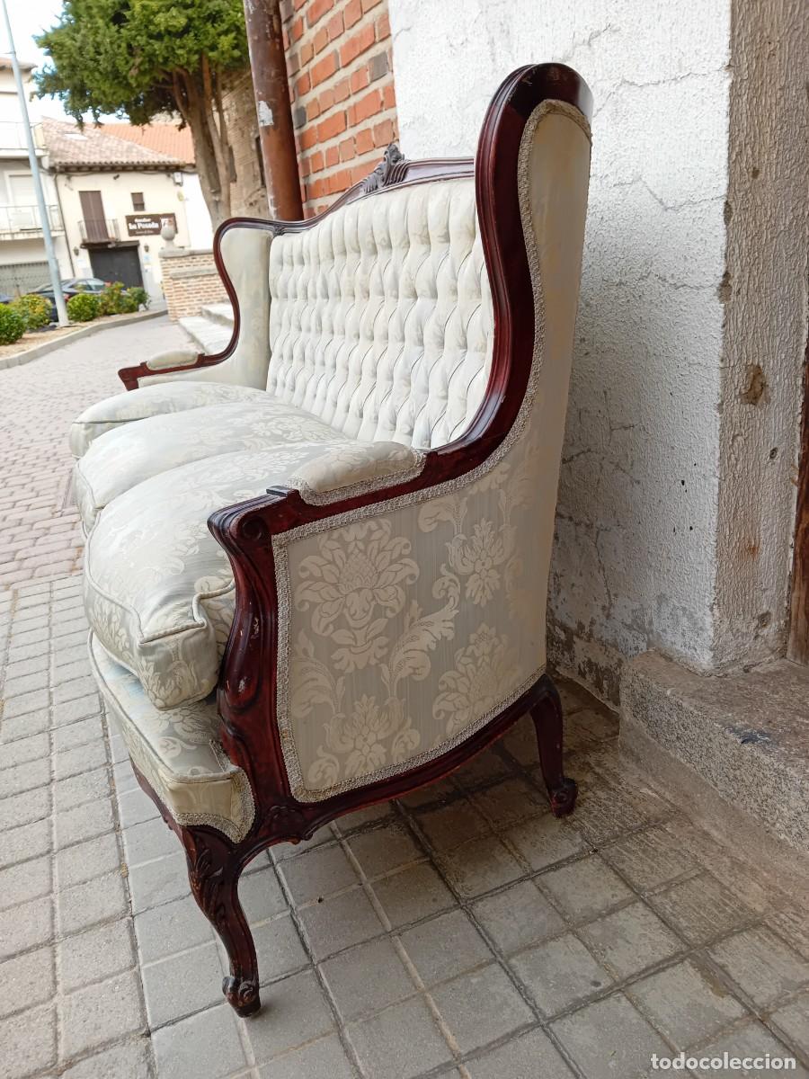 Antig&uuml;edades: Tresillo o sof&aacute; estilo Luis XVI - Foto 3
