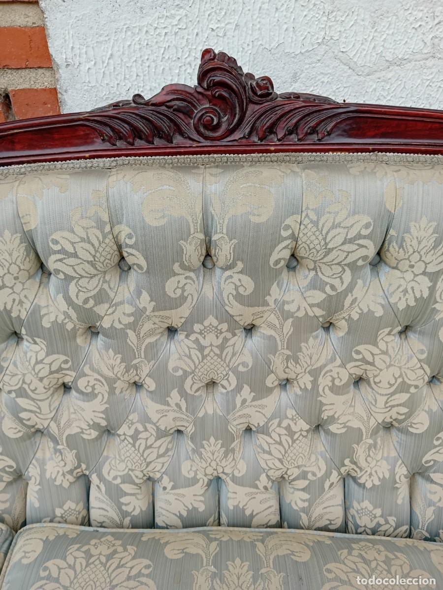 Antig&uuml;edades: Tresillo o sof&aacute; estilo Luis XVI - Foto 5