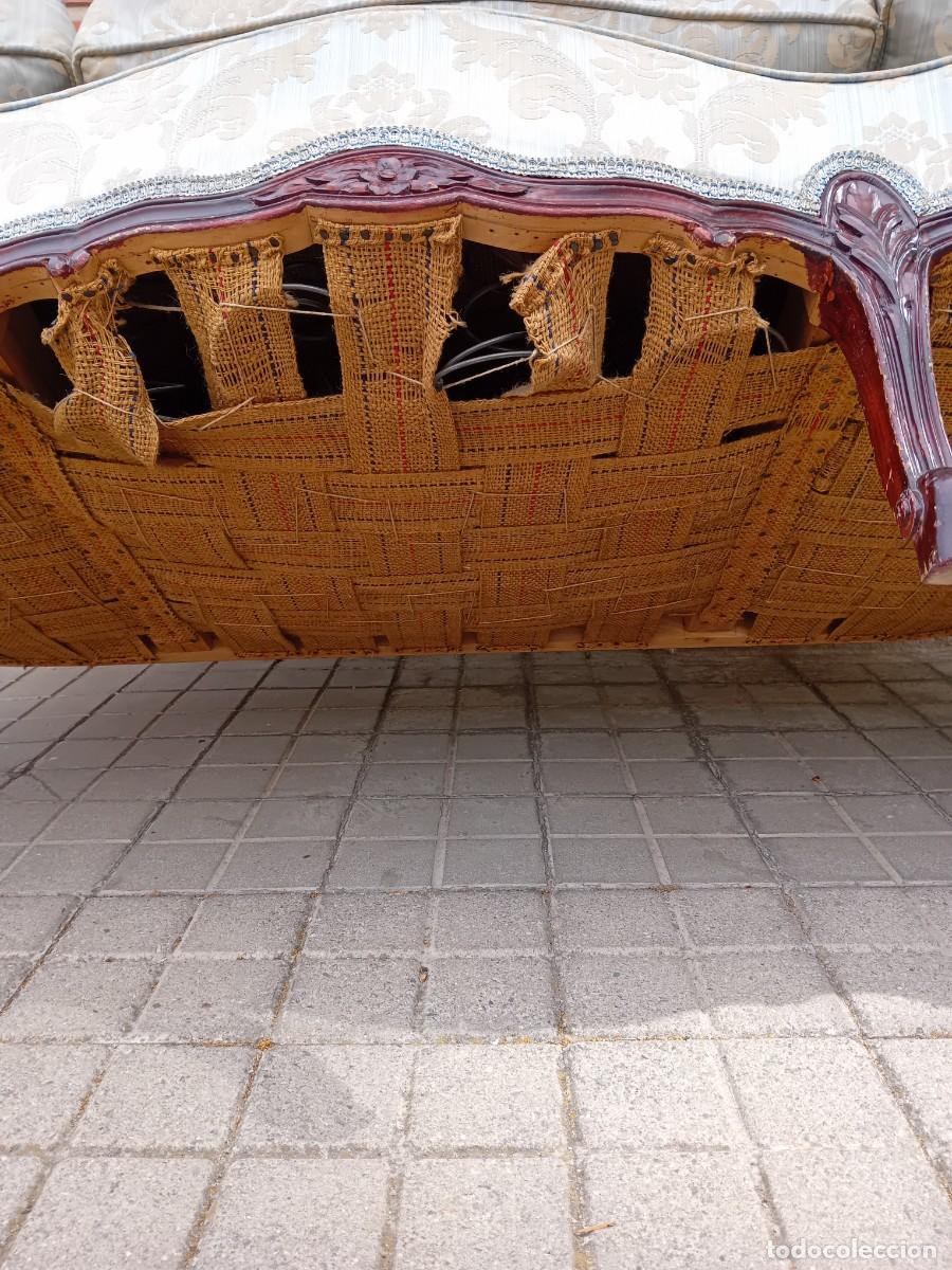 Antig&uuml;edades: Tresillo o sof&aacute; estilo Luis XVI - Foto 10
