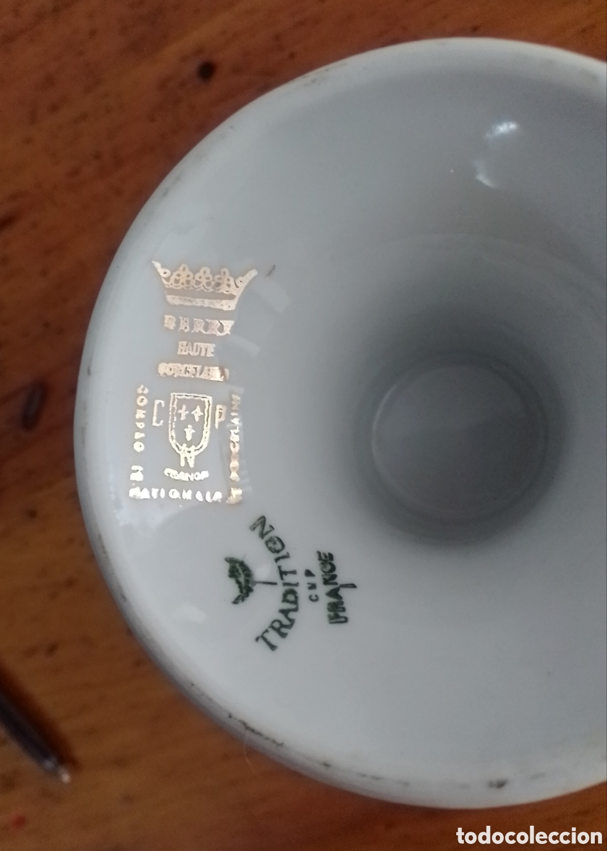 Antig&uuml;edades: Copa de porcelana Francia - Foto 3