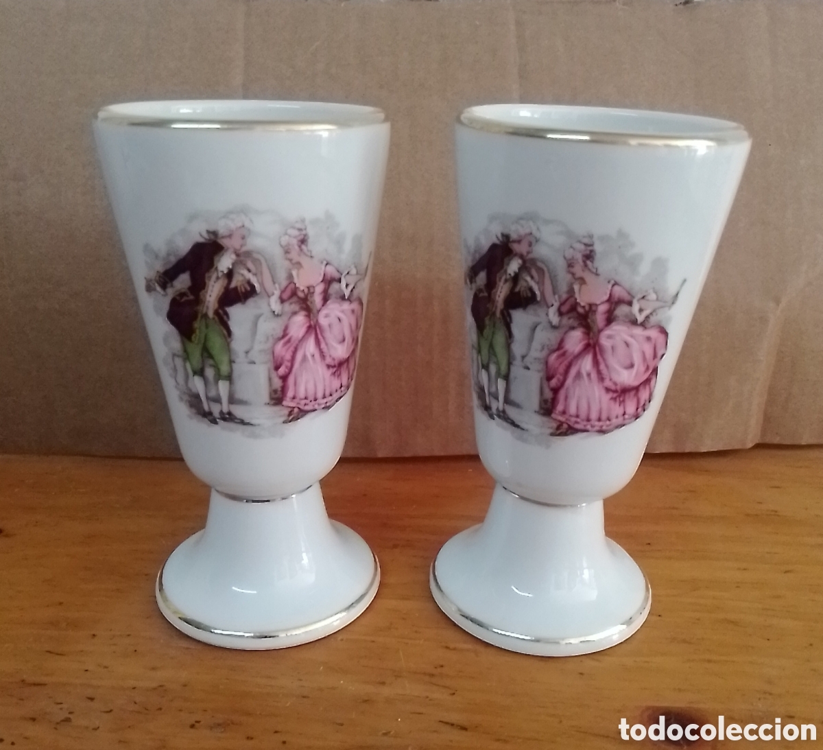 Antig&uuml;edades: Copa de porcelana Francia