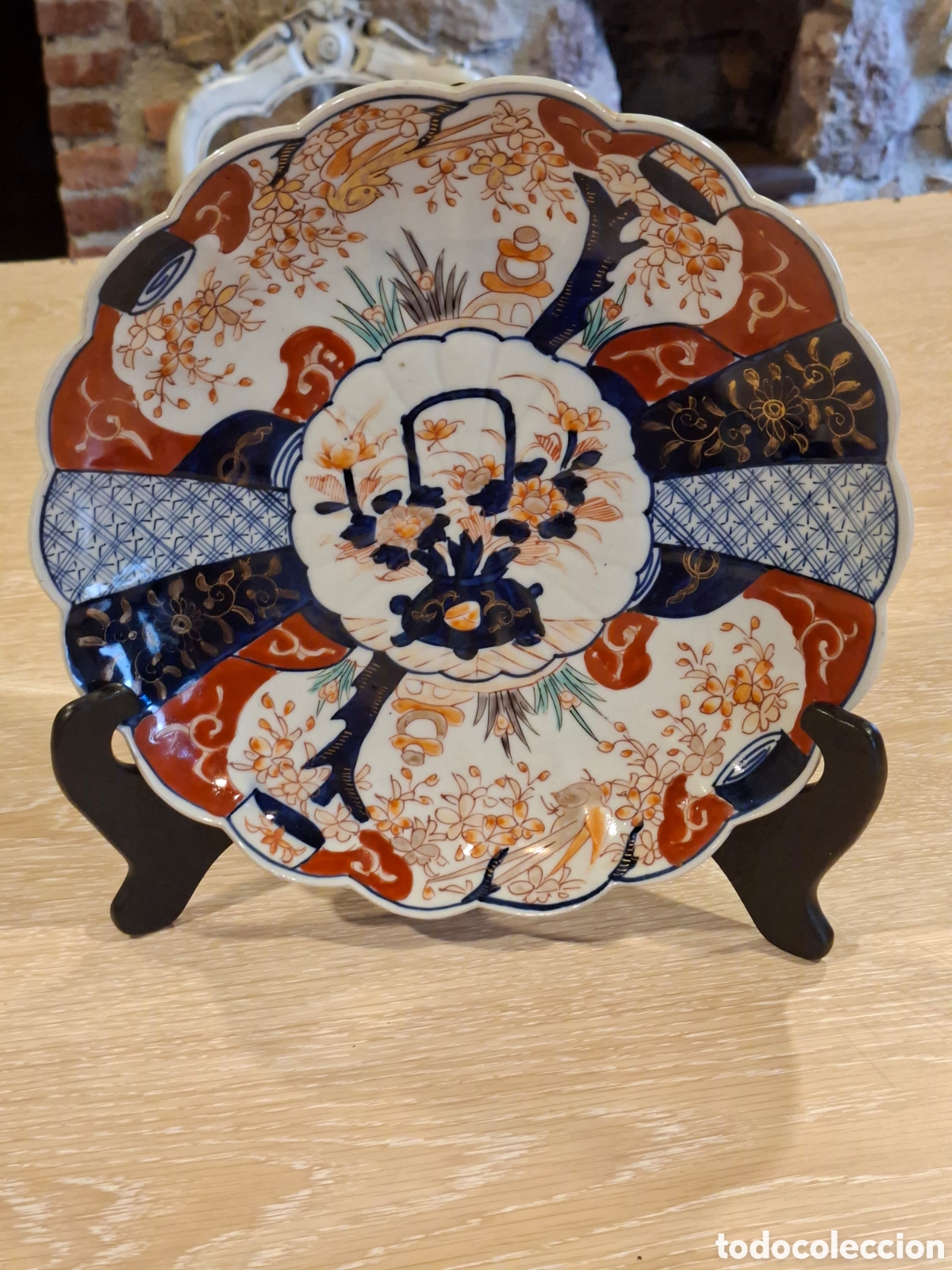 Antiguidades: Antiguo plato porcelana Imari