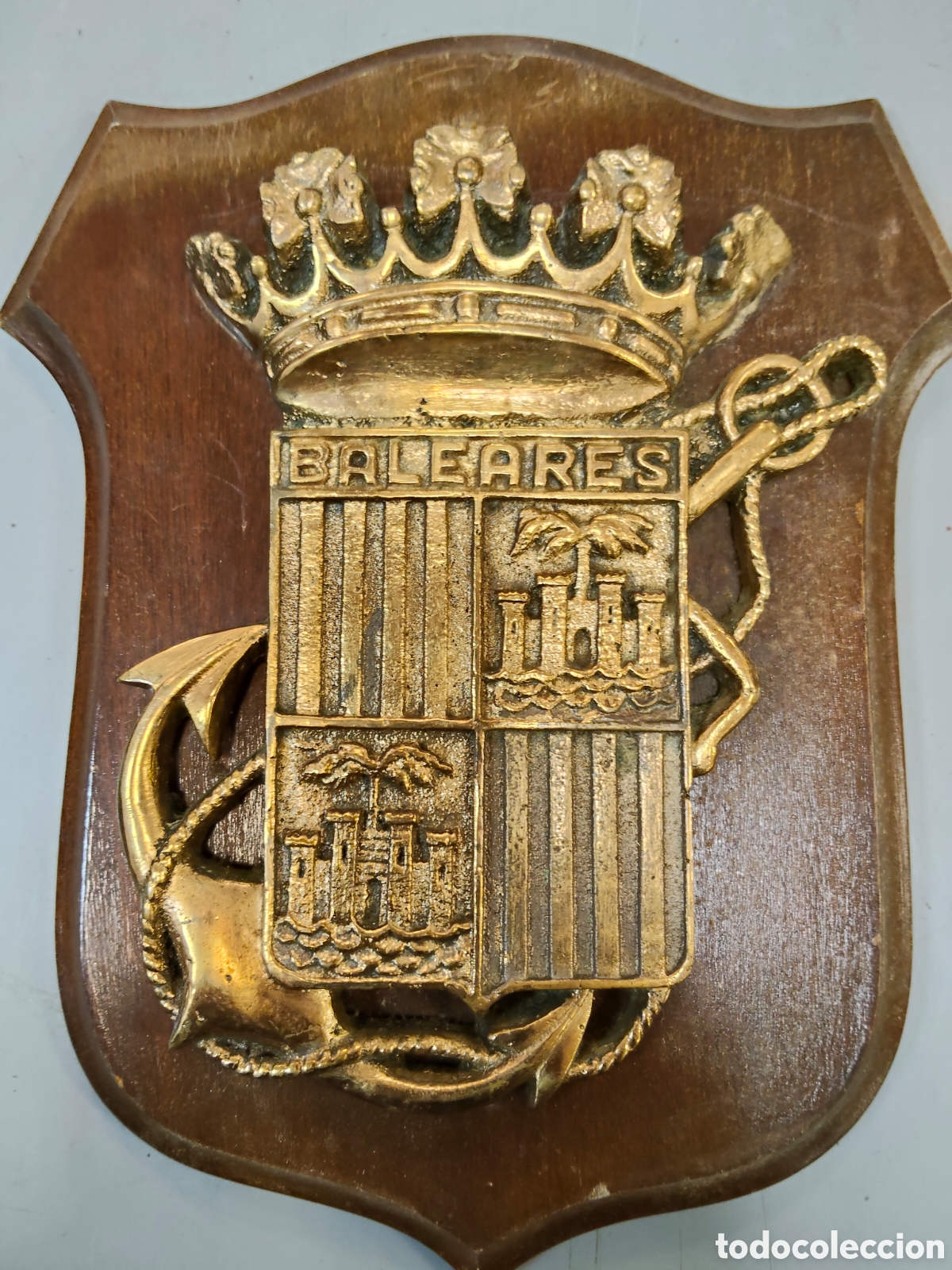 Antiguidades: Metopa de bronce BALEARES