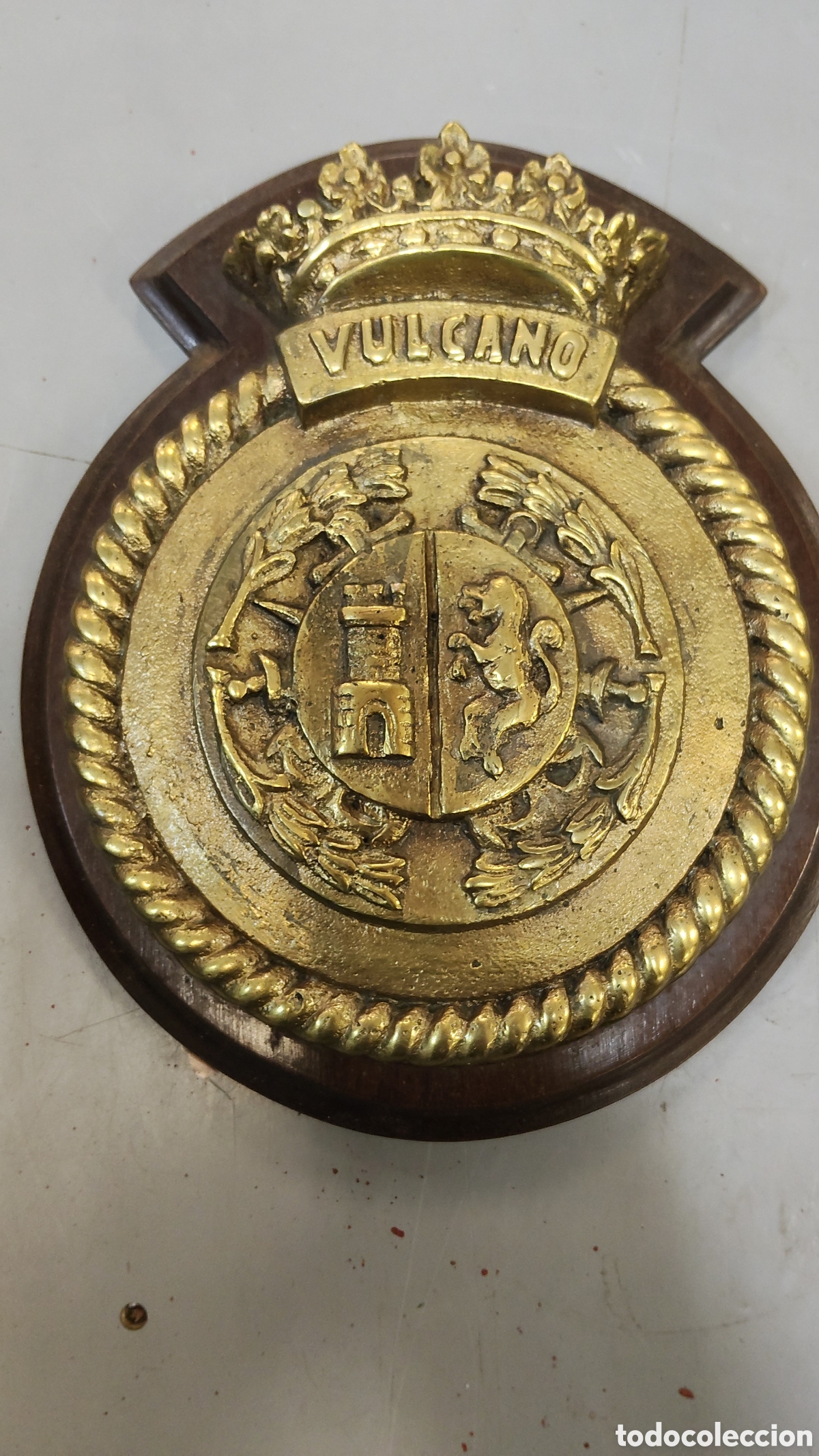 Oggetti Antichi: Metopa de bronce VULCANO