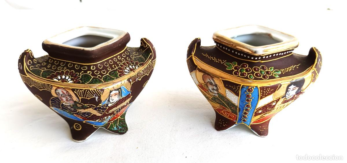 Antig&uuml;edades: Quemador de incienso (2) - Porcelana - Quemador Kutani Meiji Jap&oacute;n - Finales del SXIX o principios d