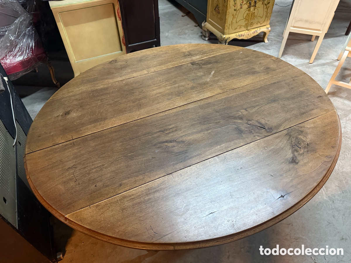 Antig&uuml;edades: Mesa antigua nogal francesa - Foto 4
