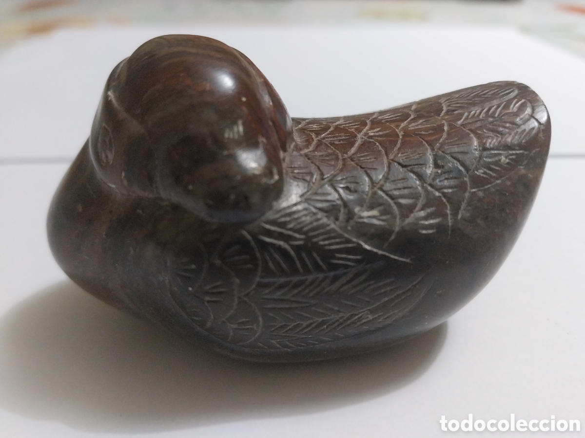 Antig&uuml;edades: Figura vintage de un pato