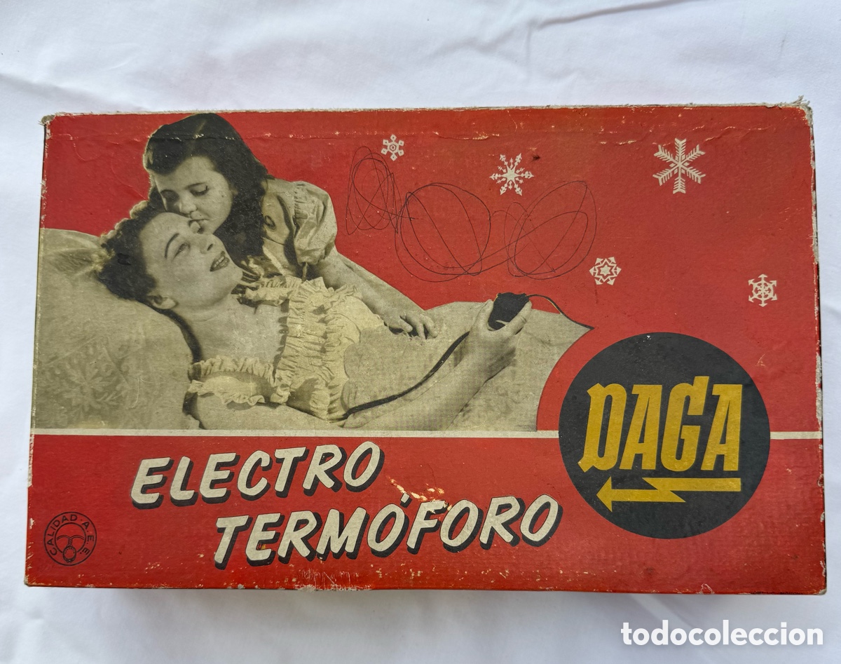Antig&uuml;edades: Electro Term&oacute;foro DAGA a&ntilde;os 60 con caja, funda e instrucciones