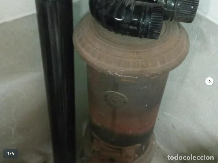 Antig&uuml;edades: Estufa antigua hierro colado Reddis Reus
