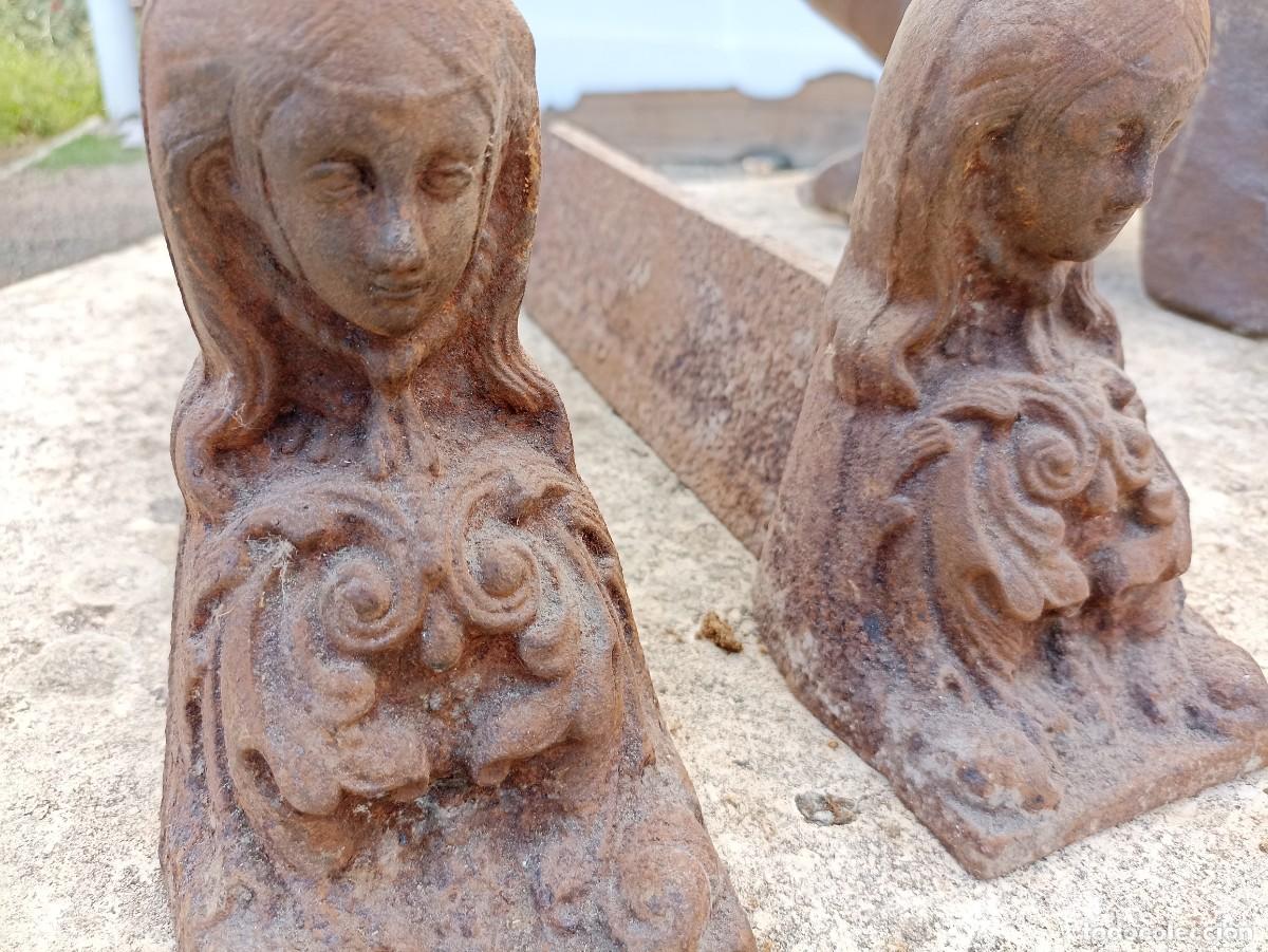 Antig&uuml;edades: Morillos de chimenea, s&iacute;glo XIX - Foto 5
