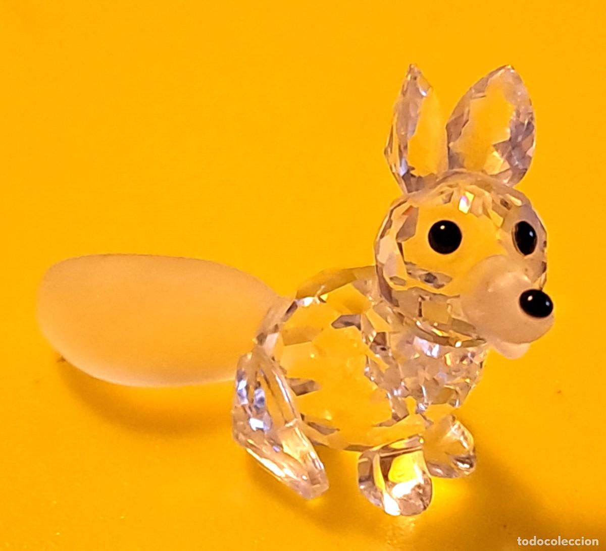 Antig&uuml;edades: MINI ZORRO DE LA COLECCION SWAROVSKI SILVER CRYSTAL (MODELO 014955)