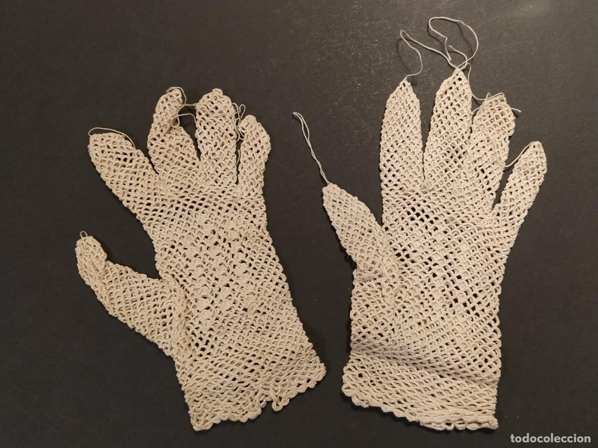 Antig&uuml;edades: GUANTES DE TELA ANTIGUOS -VER FOTOS-(K-16.082)