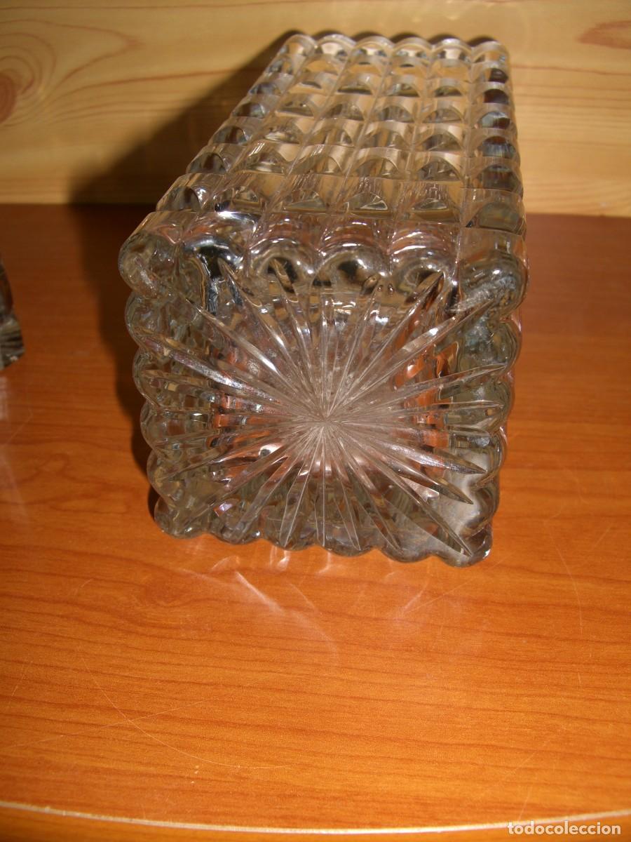 Antig&uuml;edades: BOTELLA LICORERA CRISTAL Y PLATA - Foto 8