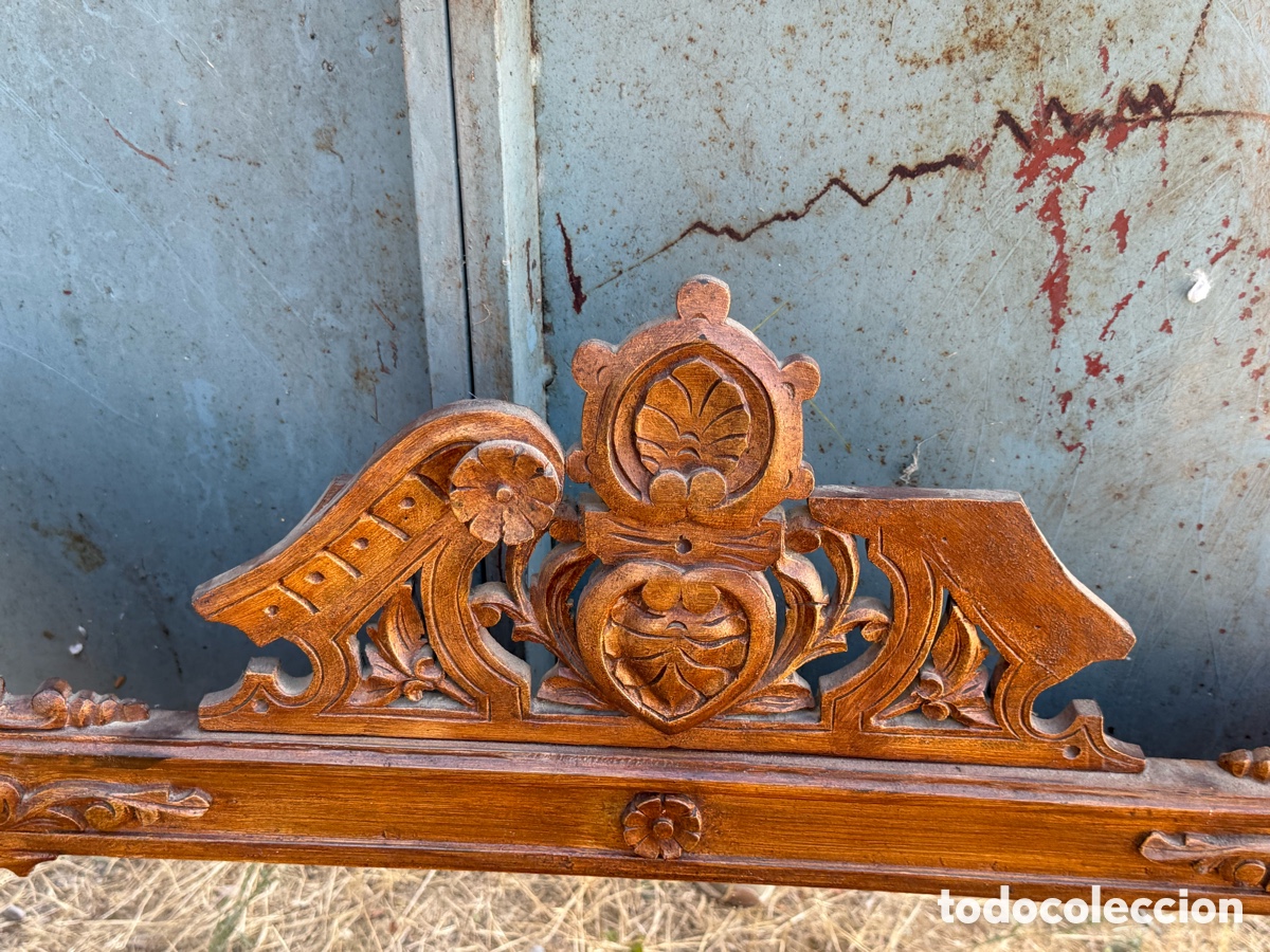 Antig&uuml;edades: Espejo de madera antiguo. 60x90 aprox - Foto 2