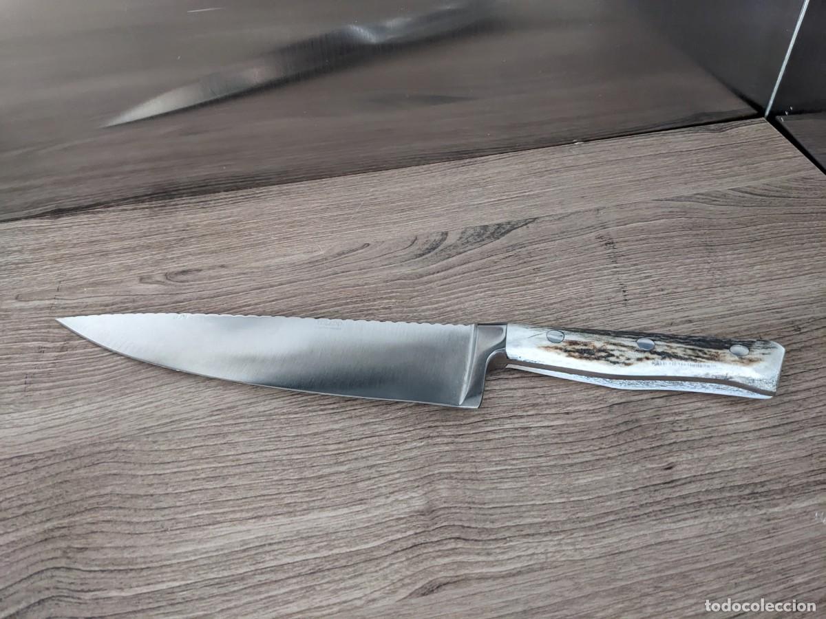 Antig&uuml;edades: Cuchillo de Chef. Cocina. Toledo. Hand made