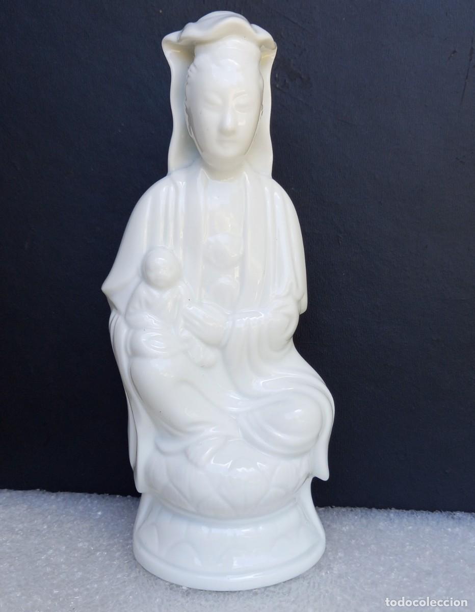 Antig&uuml;edades: FIGURA PORCELANA BLANCA BIDASOA.