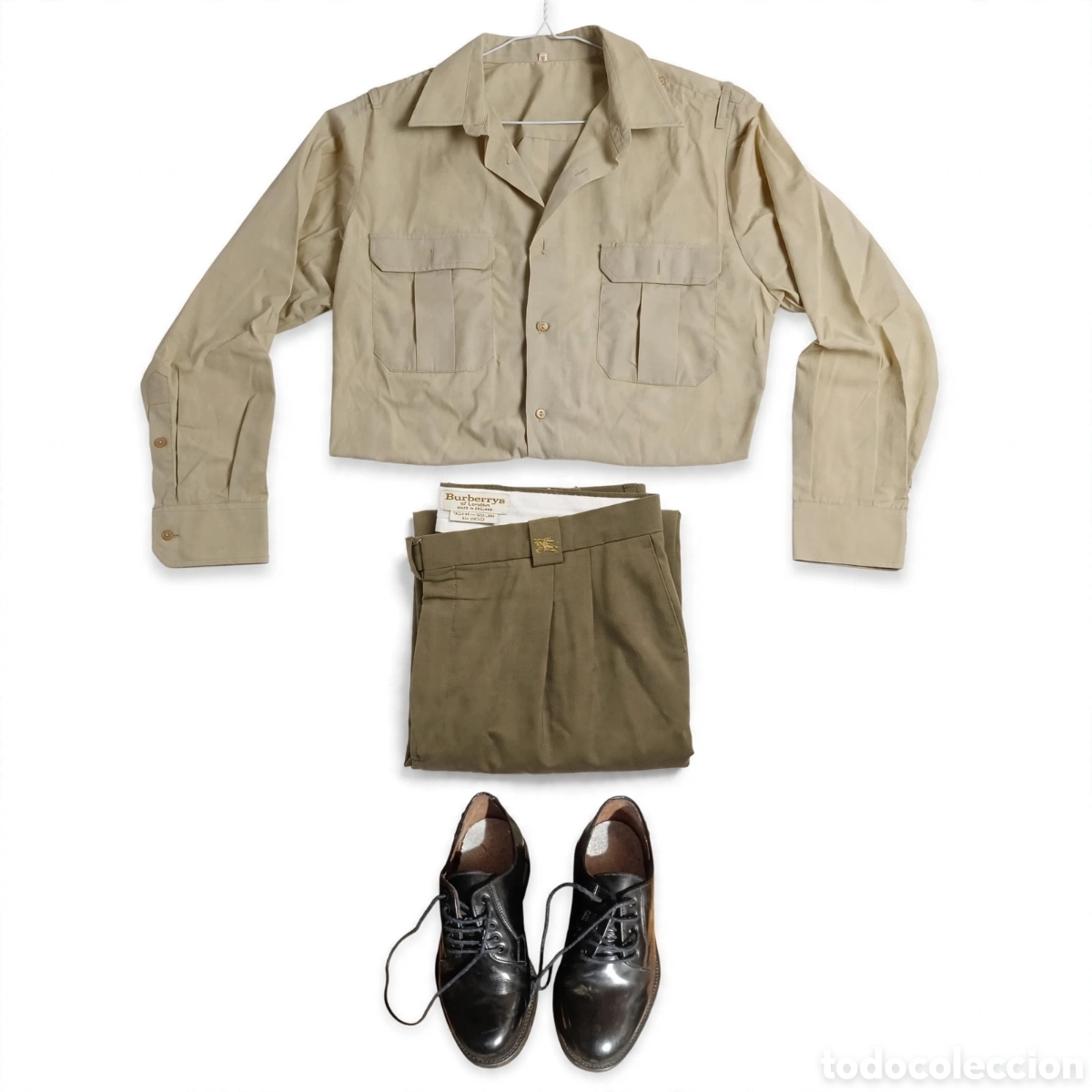 Antig&uuml;edades: Vendo lote de 3 piezas de hombre. Todo por 100&euro; + env&iacute;o. 1. Pantal&oacute;n Burberrys OF LONDON talla 48 v