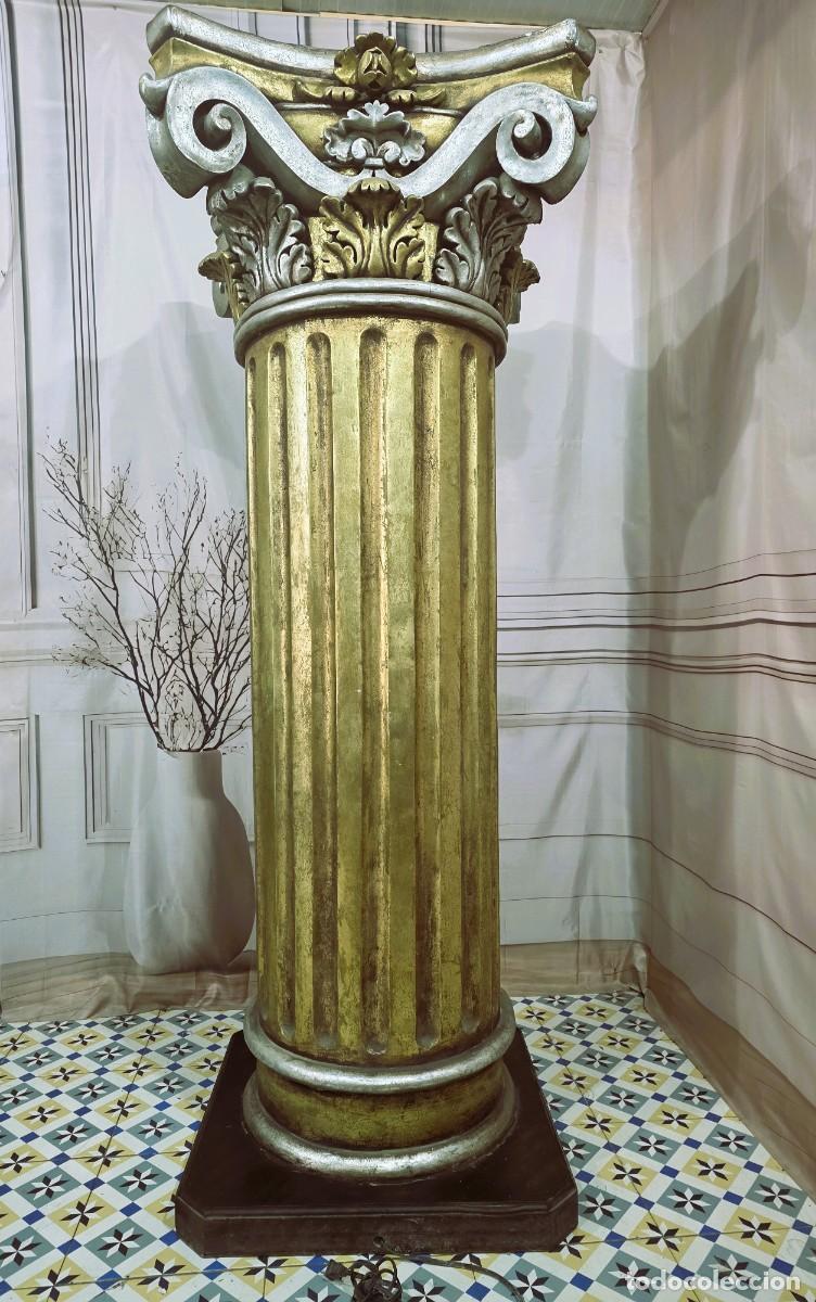 Antig&uuml;edades: Vitrina decorativa con forma de columna - Foto 3