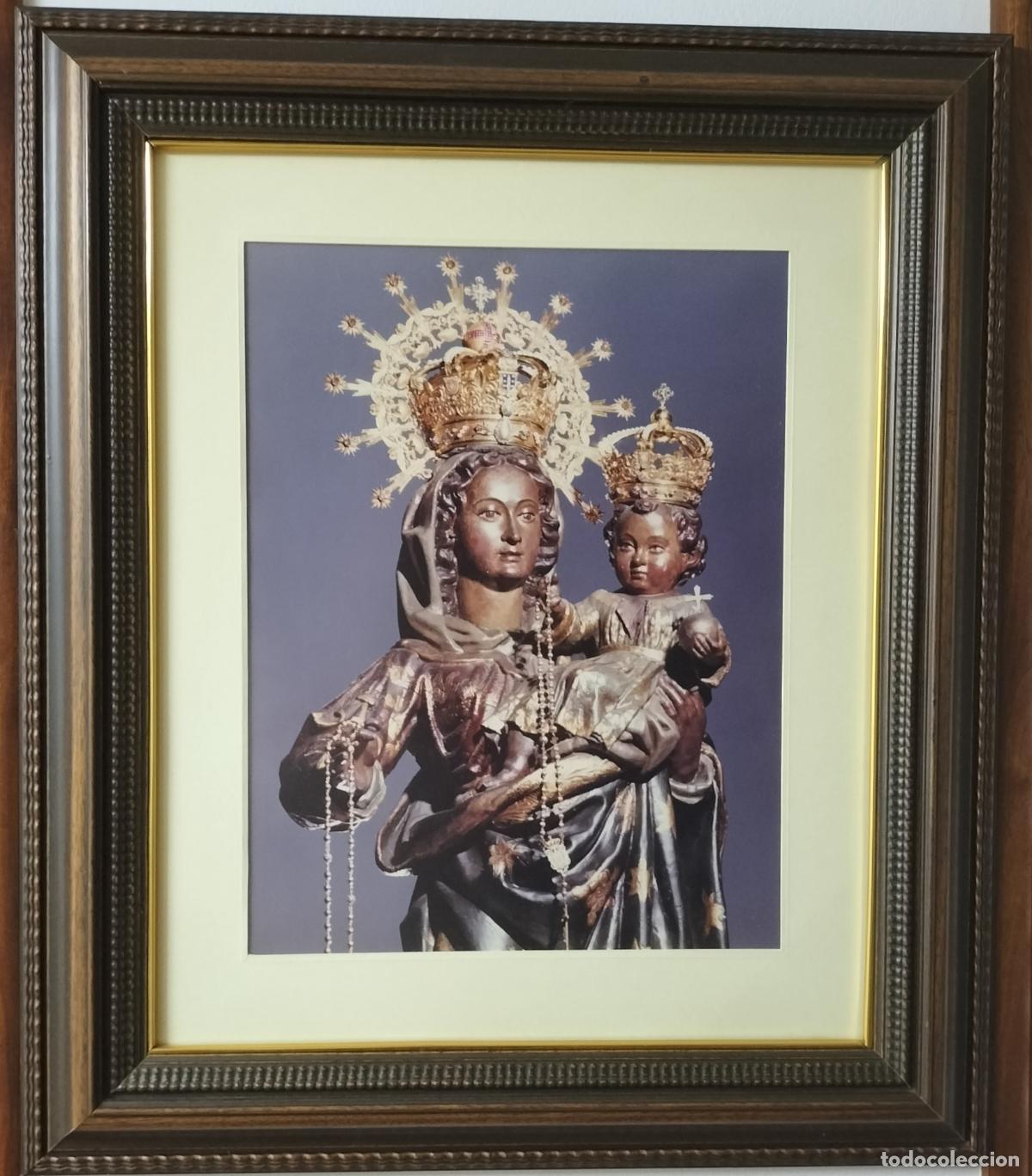 Antig&uuml;edades: FOTOGRAF&Iacute;A ORIGINAL ENMARCADA VIRGEN DEL ROSARIO (LA CORU&Ntilde;A) - FOTO BLANCO 1981.