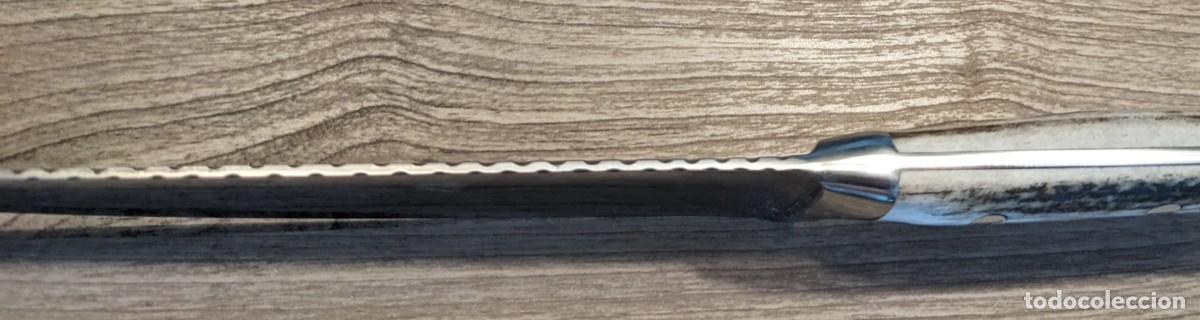 Antig&uuml;edades: Cuchillo de Chef. Cocina. Toledo. Hand made - Foto 4