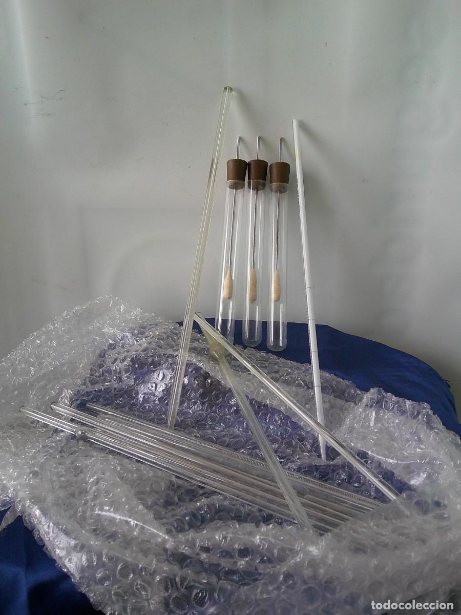 Antig&uuml;edades: &iexcl;&iexcl; Material, Laboratorio. (PERFUMES) Cristal. Provetas, Buretas, Pipetas...!! C-33