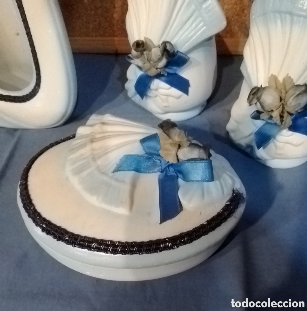 Antig&uuml;edades: Conjunto de tocador de cer&aacute;mica - Foto 2