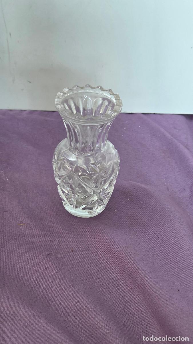 Antig&uuml;edades: jarron de cristal peque&ntilde;os - Foto 2