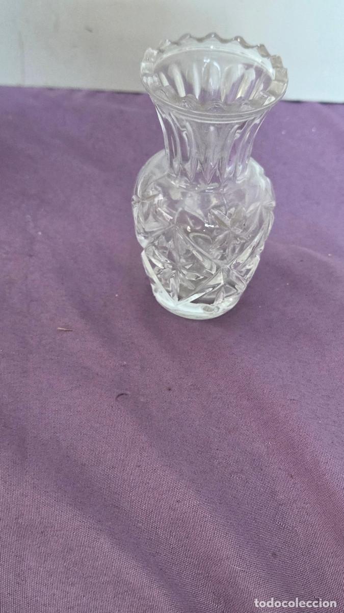 Antig&uuml;edades: jarron de cristal peque&ntilde;os - Foto 3