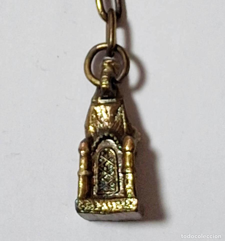Antig&uuml;edades: Llavero Virgen Moreneta Montserrat