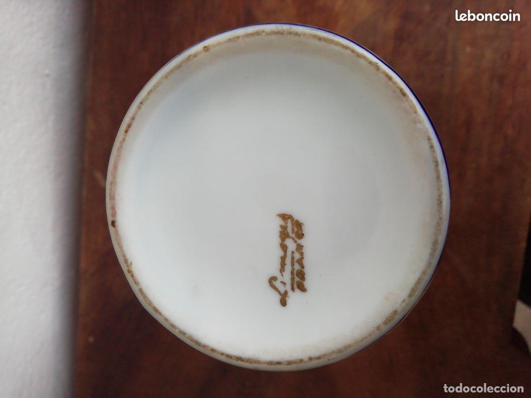 Antig&uuml;edades: Jarron de porcelana de Limoges - Foto 3