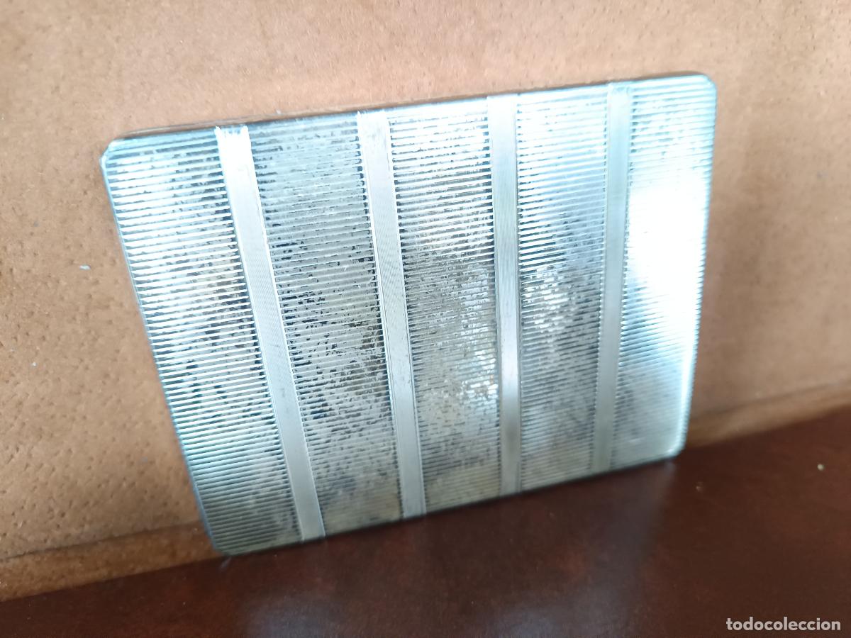 Antig&uuml;edades: PITILLERA DE PLATA MARCADA 916, ART DECO, PRINCIPIOS SIGLO XX. 104 GRS.
