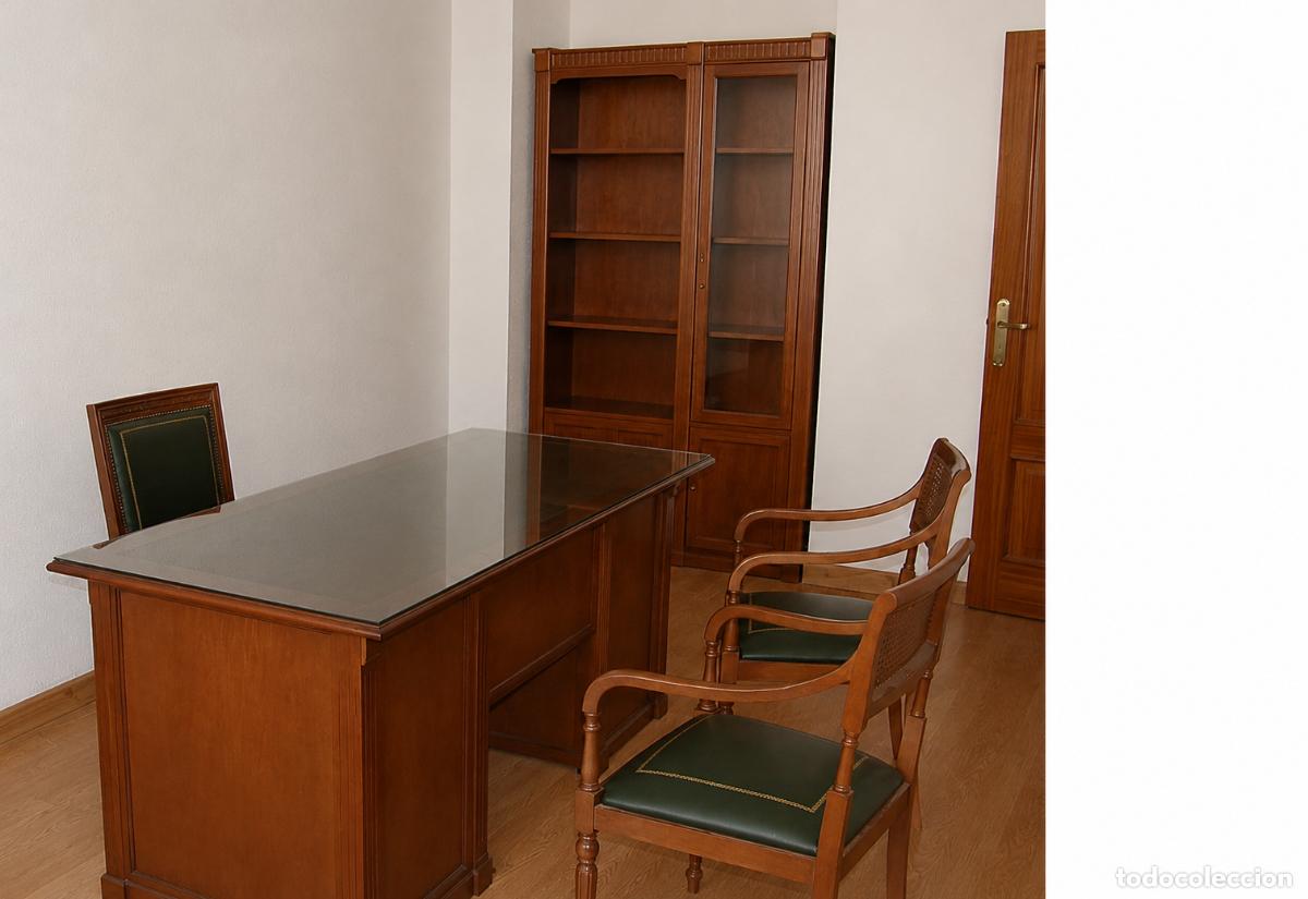Antig&uuml;edades: Conjunto Despacho Madera Cl&aacute;sico