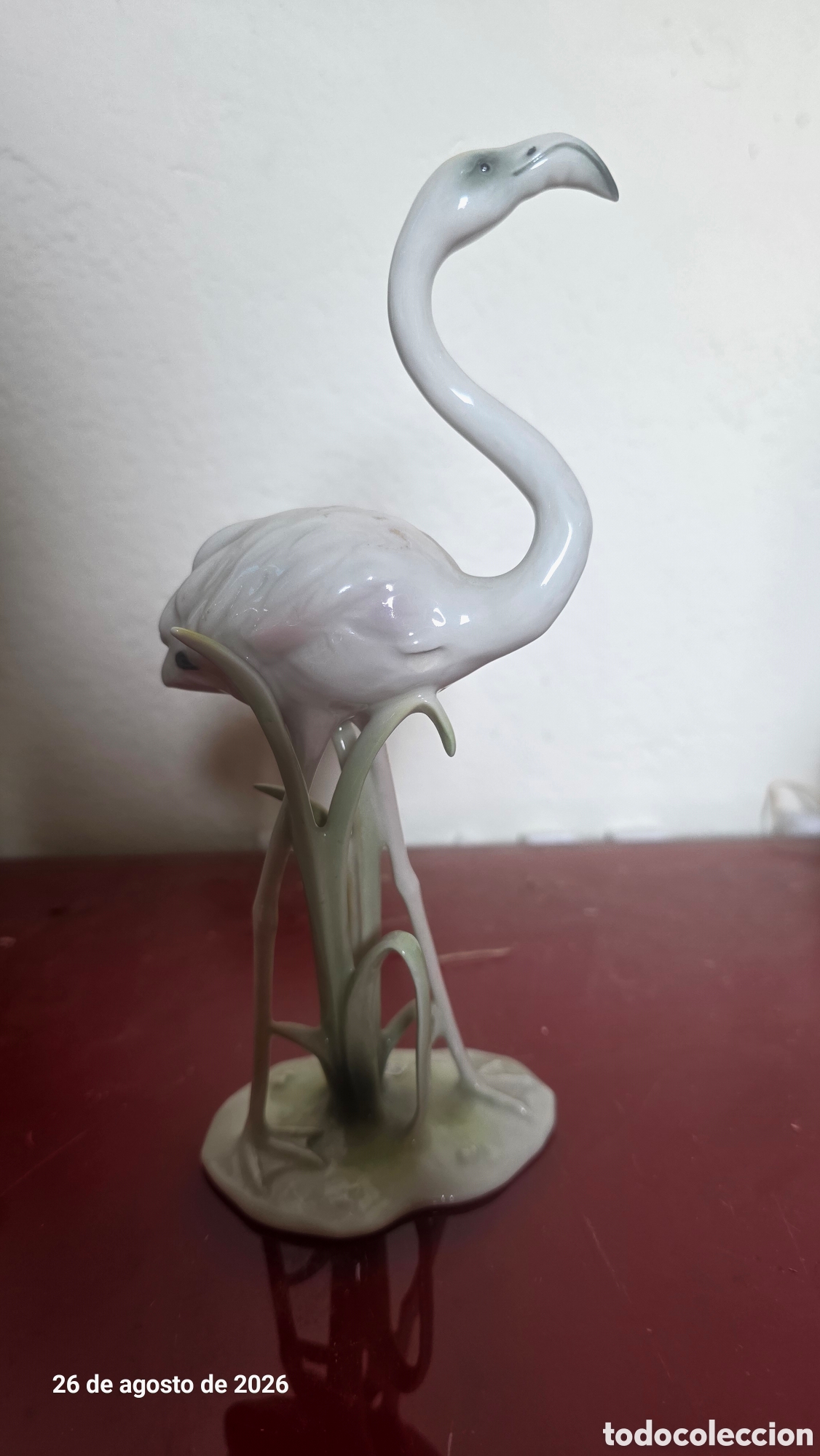 Antig&uuml;edades: Figura flamenco porcelana alta bavaria