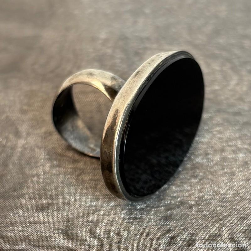 Antig&uuml;edades: Anillo de Plata y Oxidiana - Foto 2