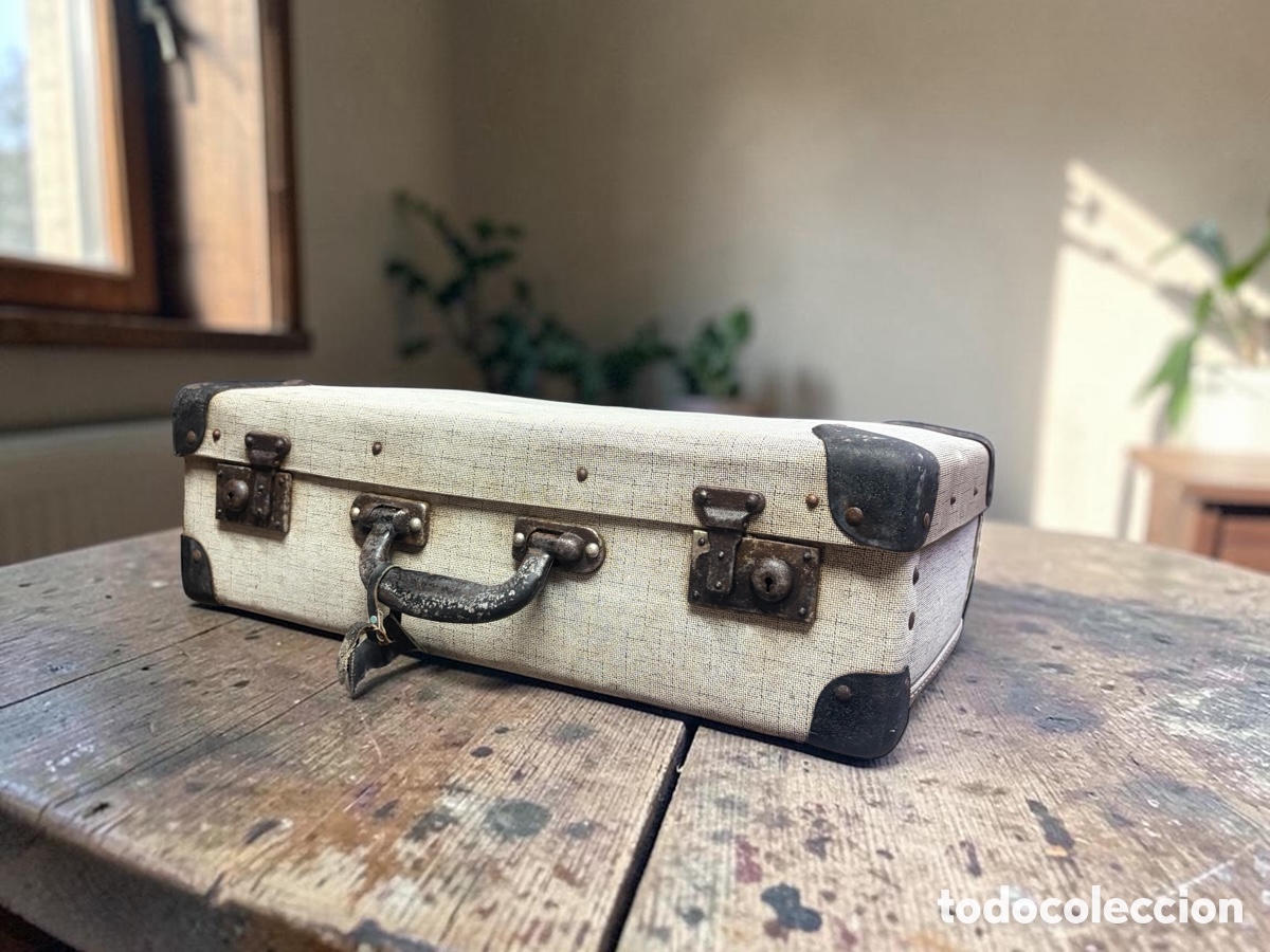 Antig&uuml;edades: Antigua maleta a&ntilde;os 40