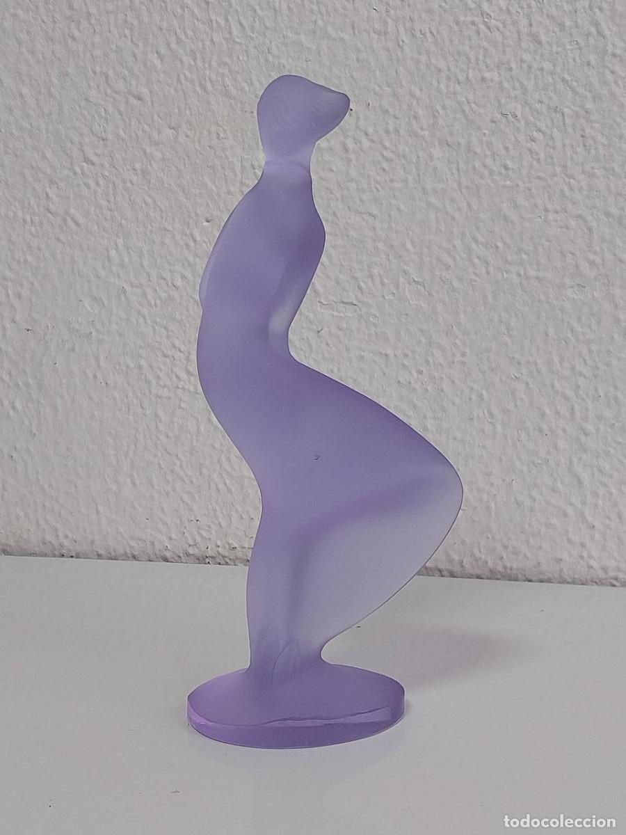 Antig&uuml;edades: Figura de vidrio &ldquo;Girl in the Wind&rdquo;, Curt Schlevogt