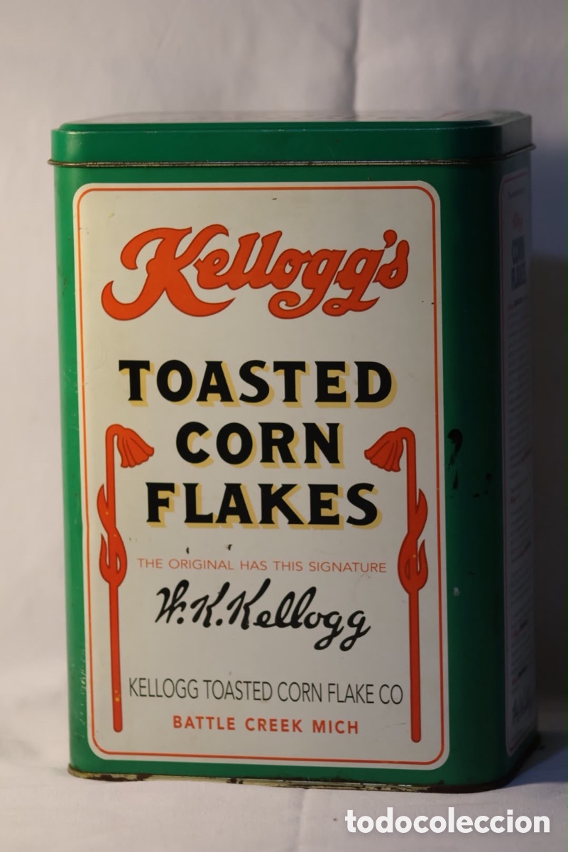 Antig&uuml;edades: LATA KELLOGG&rsquo;S EDICI&Oacute;N COLECVIONISTA R&Eacute;PLICA 1906