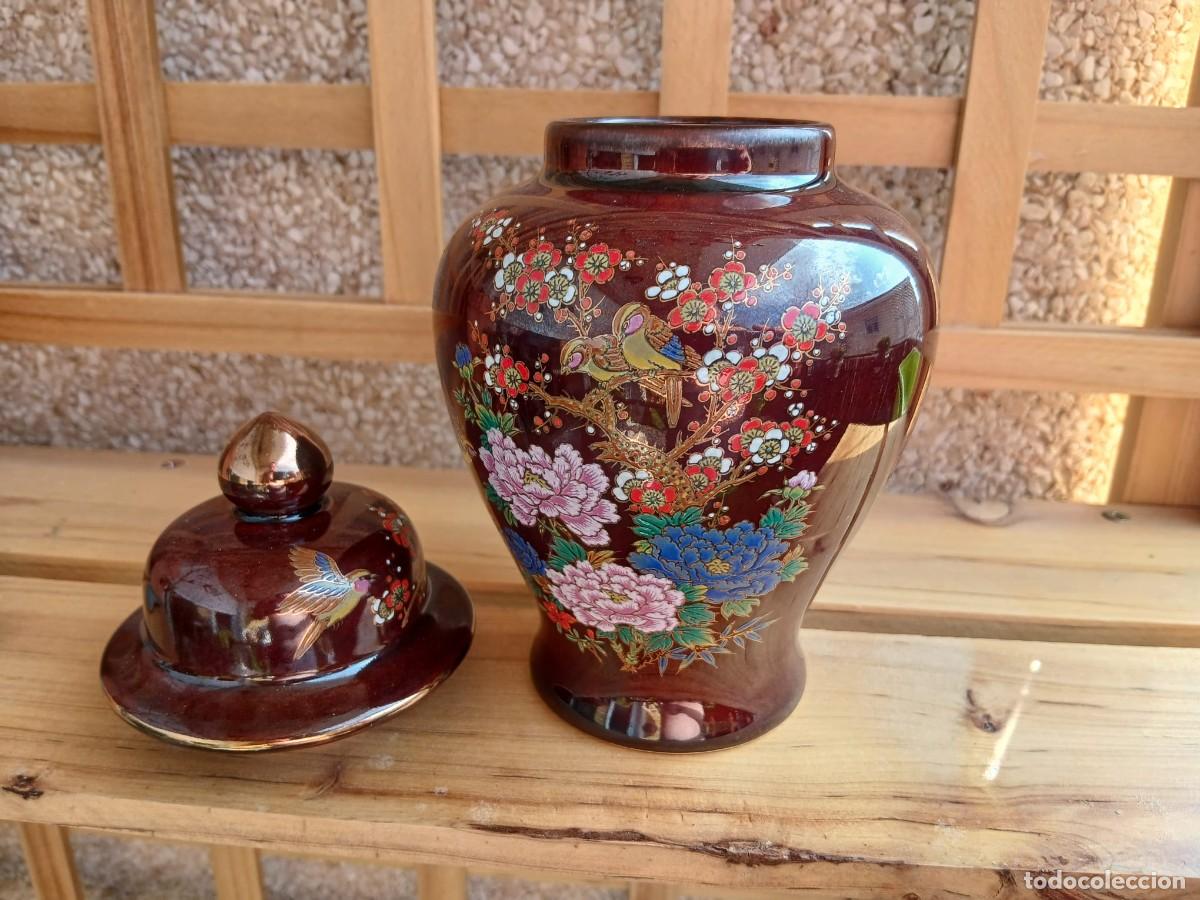 Antig&uuml;edades: Peque&ntilde;o tibor japones - Foto 2